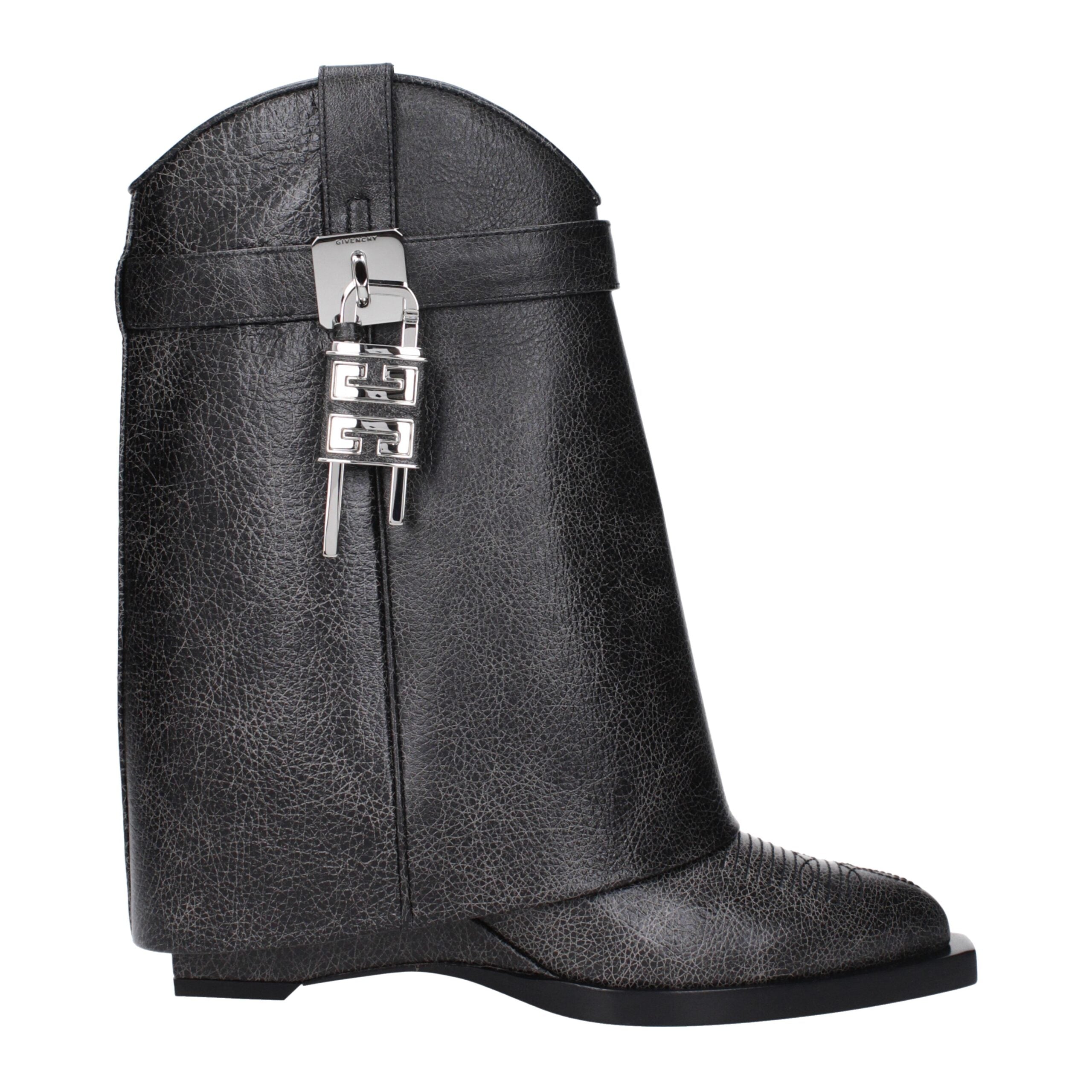 givenchy leather wedge boots