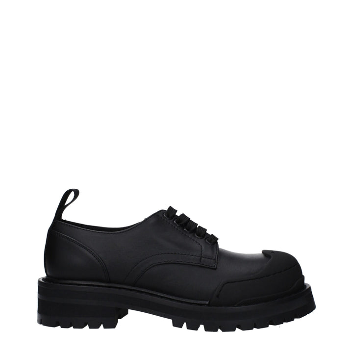 Marni Black Leather Sneakers