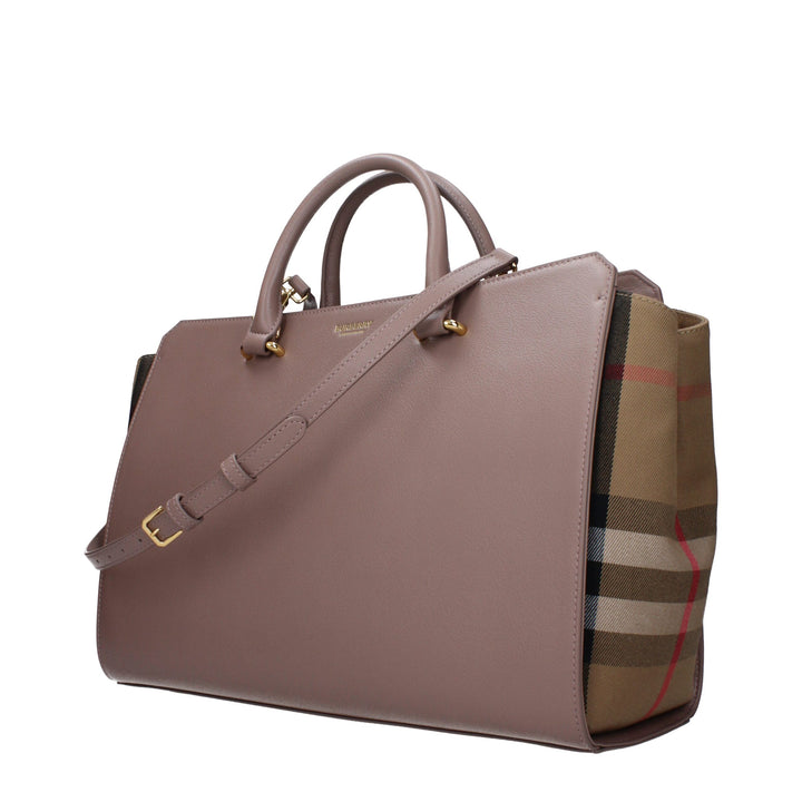 Burberry Gray Leather Handbags