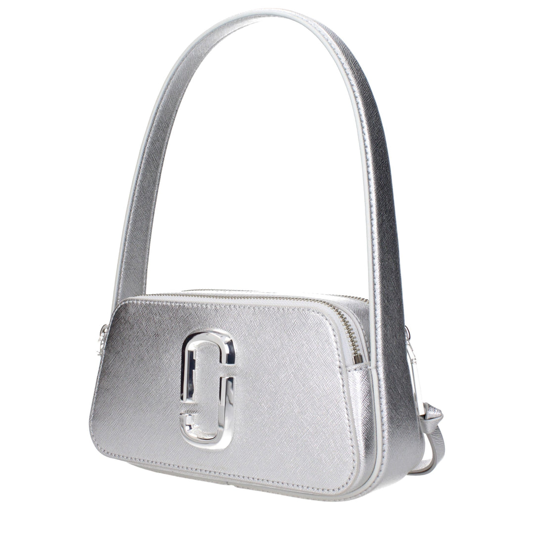 Marc Jacobs Gray Leather Shoulder Bags