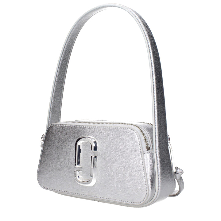 Marc Jacobs Gray Leather Shoulder Bags