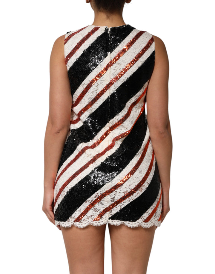 Dolce &amp; Gabbana Sample Sale Dolce &amp; Gabbana Multicolor Sequin Embellished Shift Dress - | Designer outlet