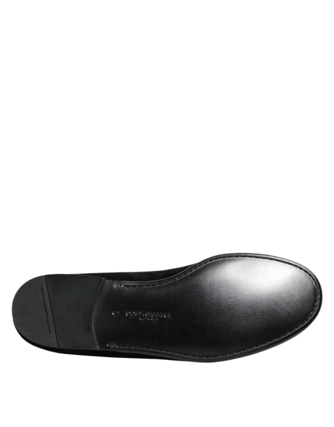 Dolce &amp; Gabbana Sample Sale Dolce &amp; Gabbana Black Jacquard Loafers Formal Men Dress Shoes - | Designer outlet