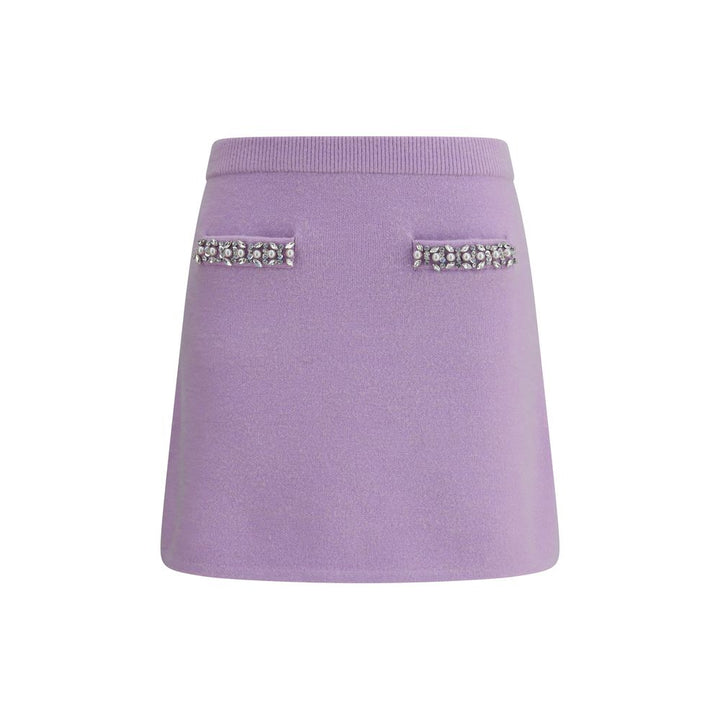 Self-Portrait Knit Miniskirt