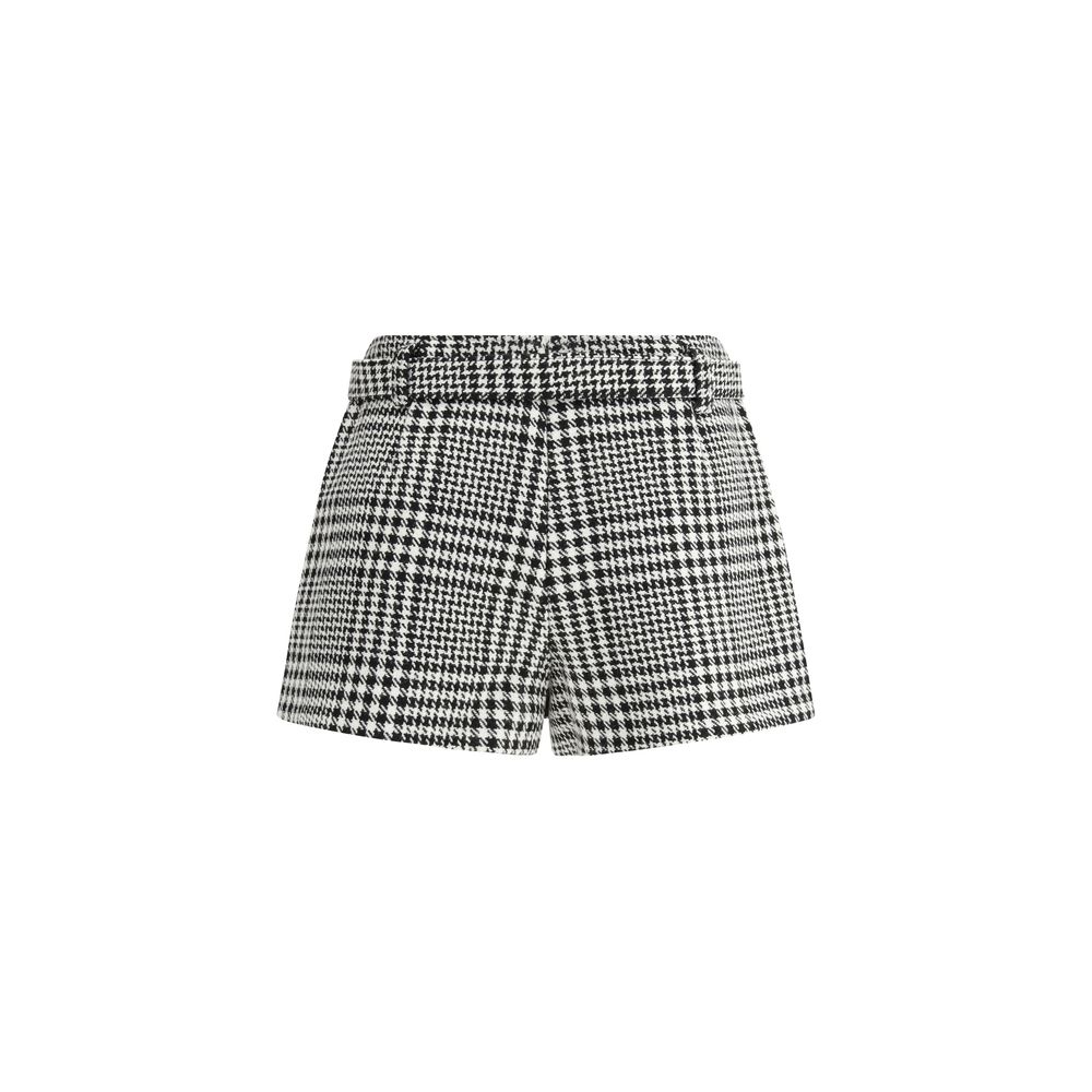 【関税&送料込】Self-Portrait Houndstooth Skirt-Pants Self-Portrait Houndstooth wool Pants-skirt | Luxury Designer