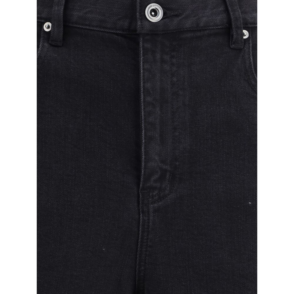 Self-Portrait Barrel leg Jeans | Luxury Designer Fashion