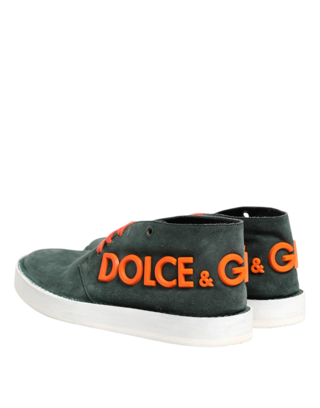 Dolce &amp; Gabbana Sample Sale Dolce &amp; Gabbana Green Derby Logo Casual Men Sneakers Shoes - | Designer outlet