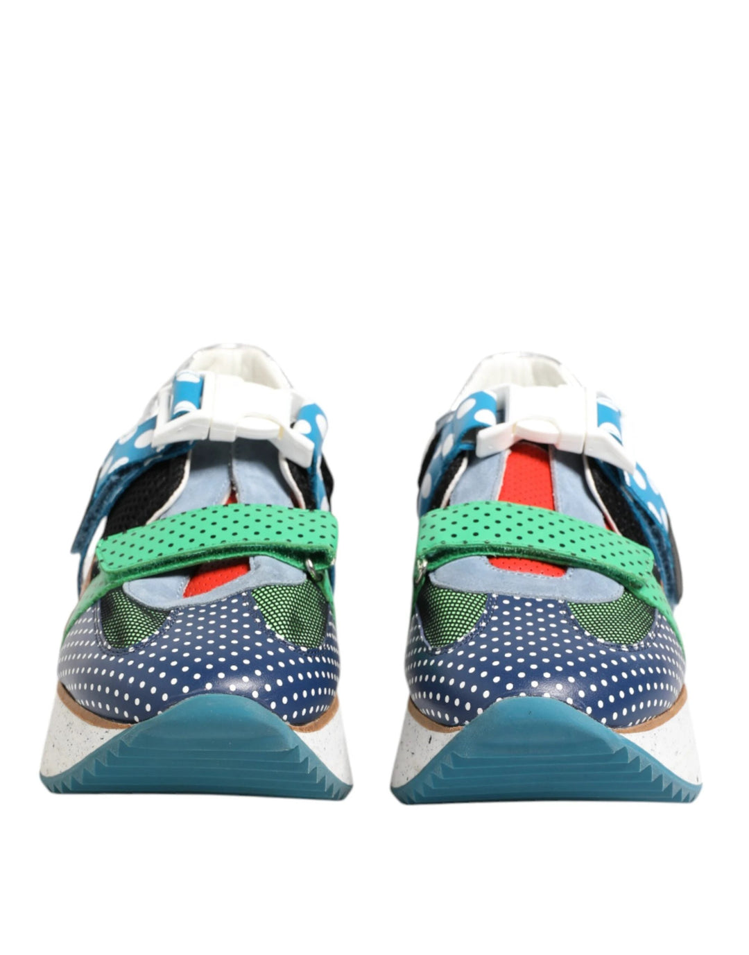 Dolce &amp; Gabbana Multicolor Leather Low Top Sneakers Shoes by Dolce &amp; Gabbana outlet now on sale