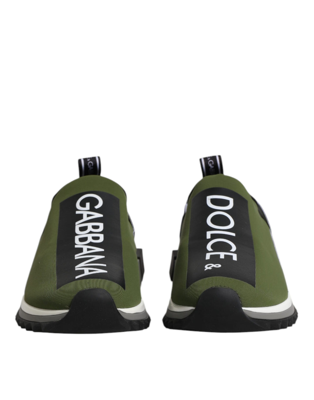 Dolce &amp; Gabbana Green Logo Low Top Sorrento Men Sneakers Shoes by Dolce &amp; Gabbana outlet now on sale