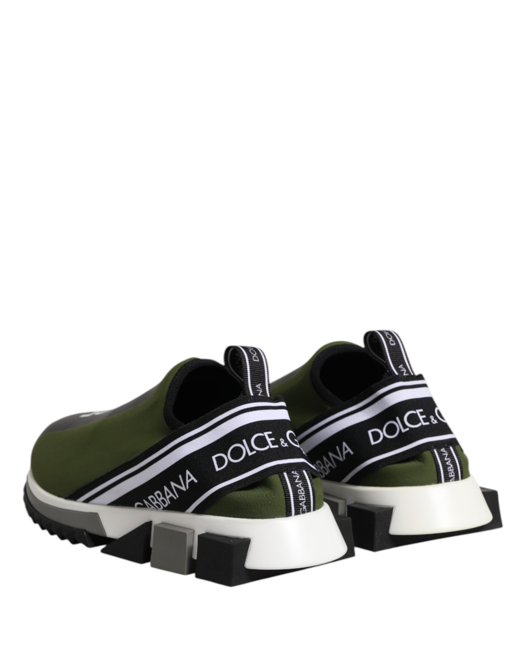 Dolce &amp; Gabbana Green Logo Low Top Sorrento Men Sneakers Shoes by Dolce &amp; Gabbana outlet now on sale