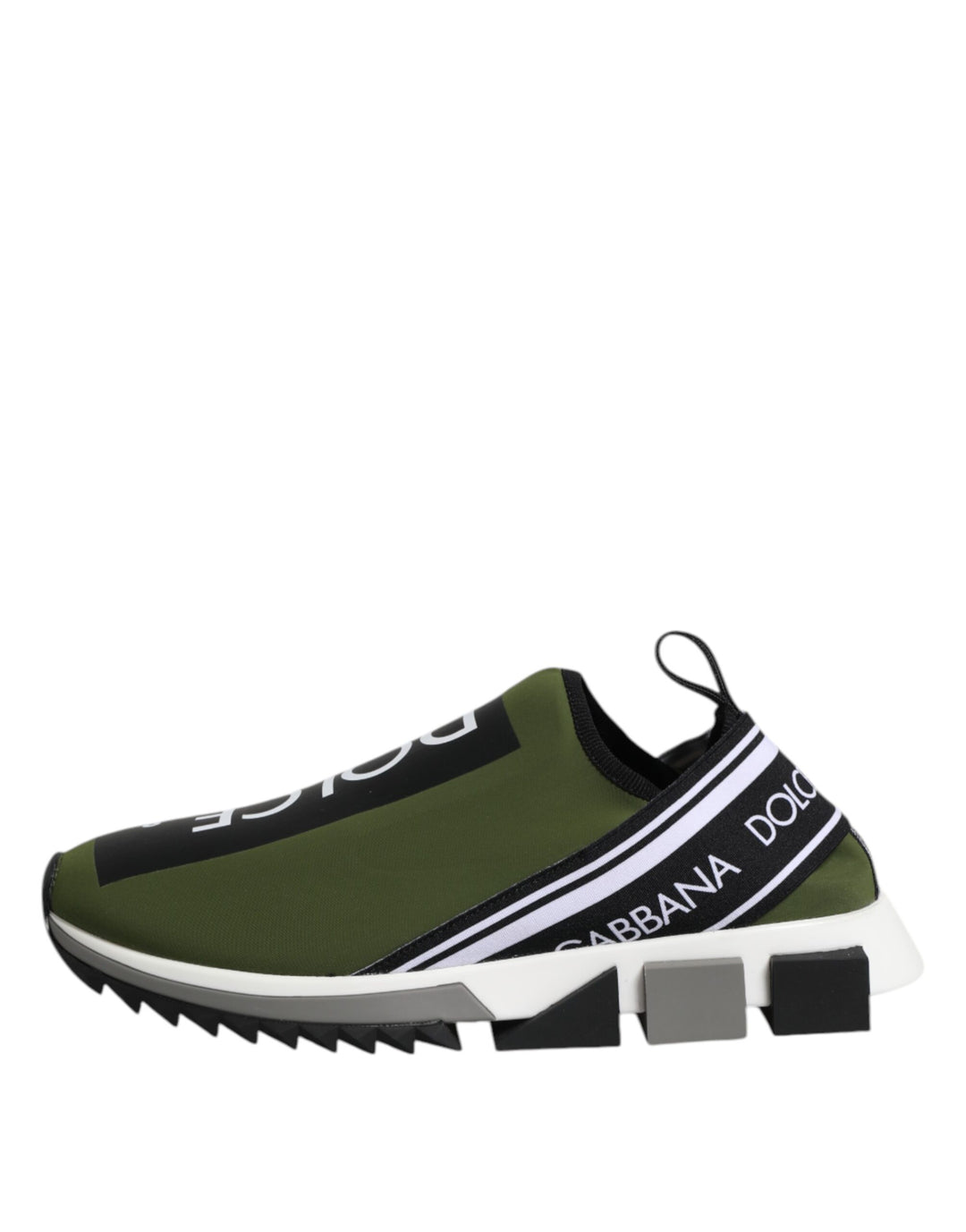 Dolce &amp; Gabbana Green Logo Low Top Sorrento Men Sneakers Shoes by Dolce &amp; Gabbana outlet now on sale