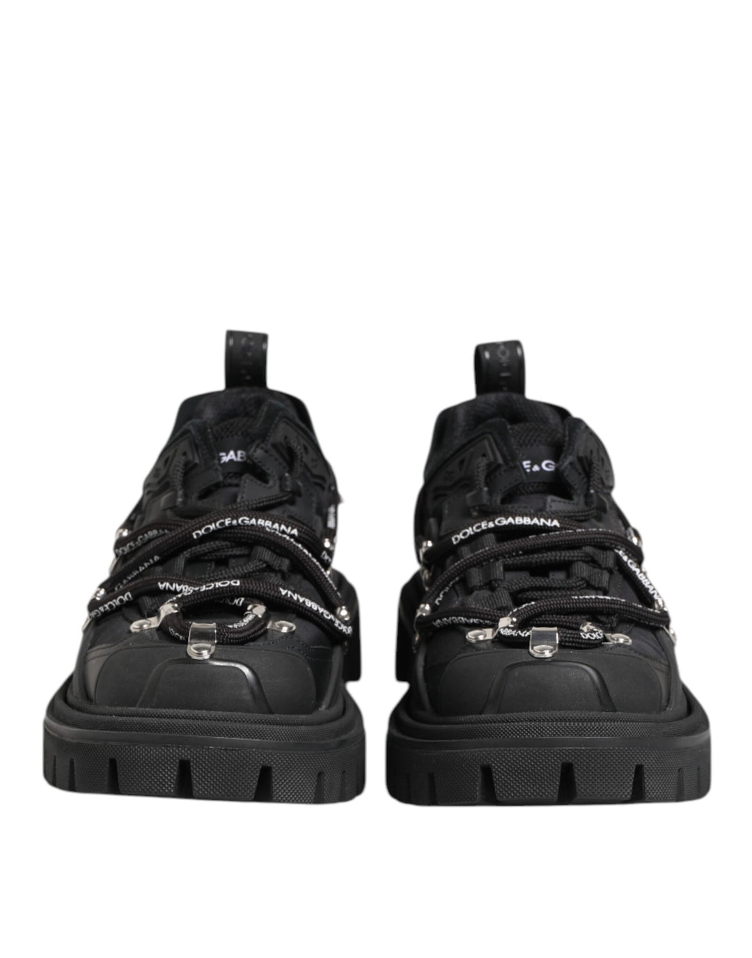 Dolce &amp; Gabbana Sample Sale Dolce &amp; Gabbana Black Low Top Lace Up Trekking Sneakers Shoes - | Designer outlet