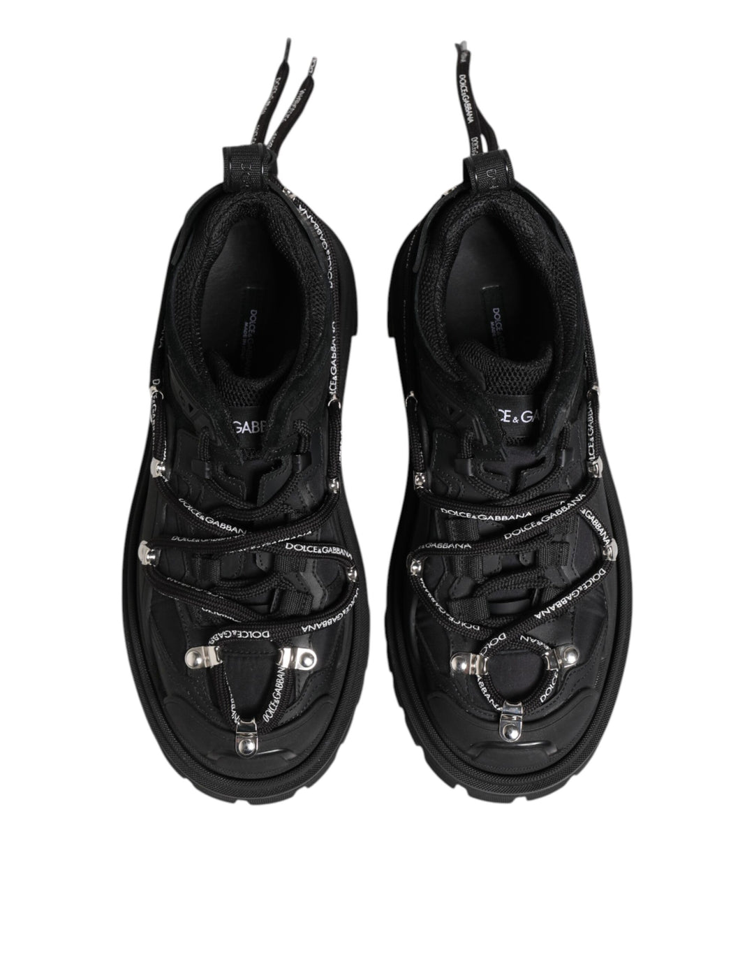 Dolce &amp; Gabbana Sample Sale Dolce &amp; Gabbana Black Low Top Lace Up Trekking Sneakers Shoes - | Designer outlet