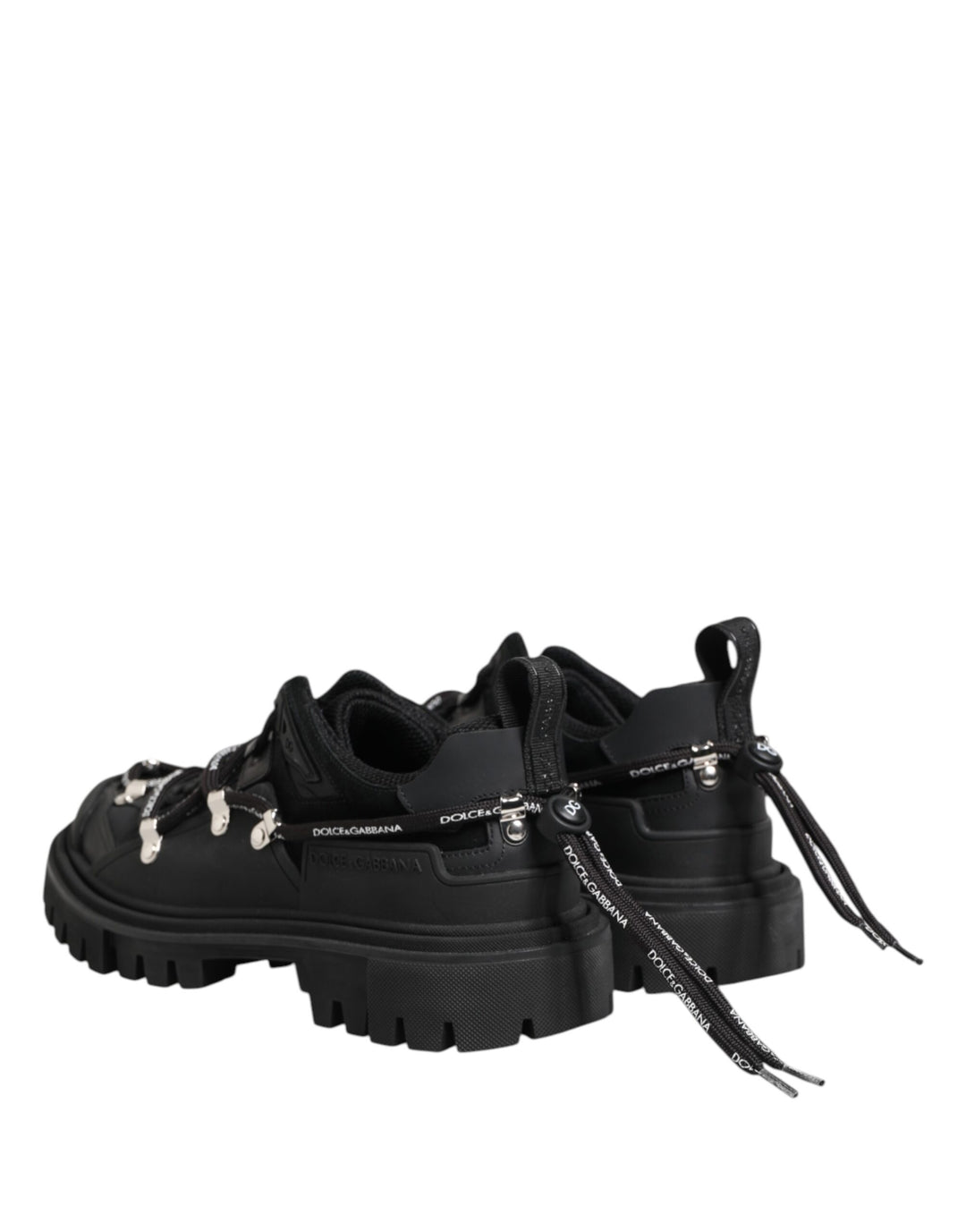 Dolce &amp; Gabbana Sample Sale Dolce &amp; Gabbana Black Low Top Lace Up Trekking Sneakers Shoes - | Designer outlet