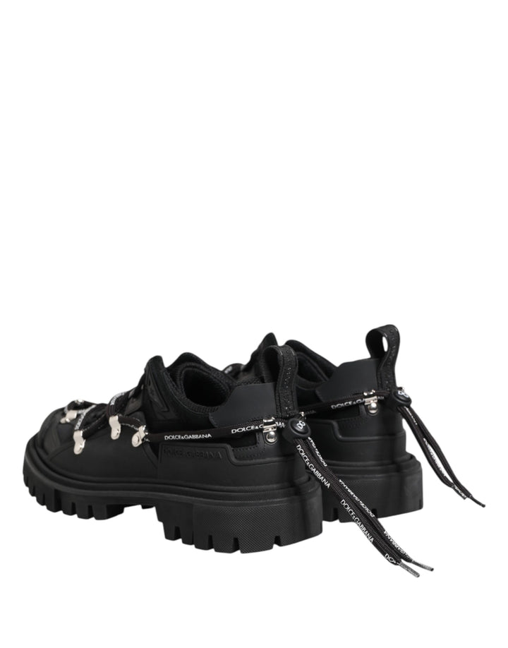 Dolce &amp; Gabbana Sample Sale Dolce &amp; Gabbana Black Low Top Lace Up Trekking Sneakers Shoes - | Designer outlet