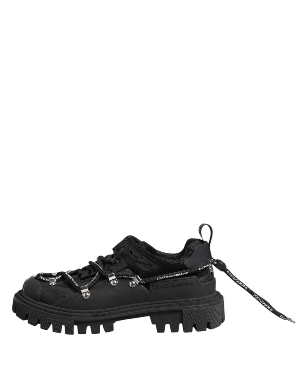 Dolce &amp; Gabbana Sample Sale Dolce &amp; Gabbana Black Low Top Lace Up Trekking Sneakers Shoes - | Designer outlet