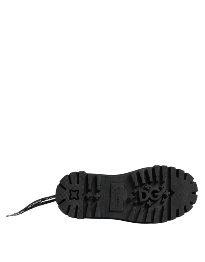 Dolce &amp; Gabbana Sample Sale Dolce &amp; Gabbana Black Low Top Lace Up Trekking Sneakers Shoes - | Designer outlet