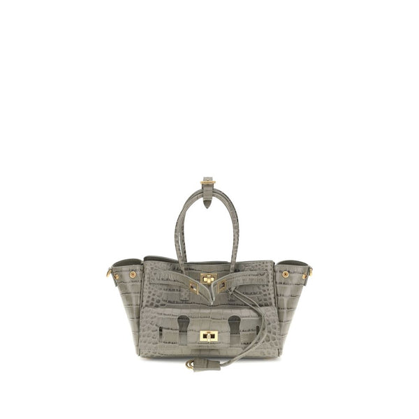 【VIP価格】BALENCIAGA Bel Air mini Handbag Women's Bel Air Carry All Bag Mini in Black | Balenciaga US