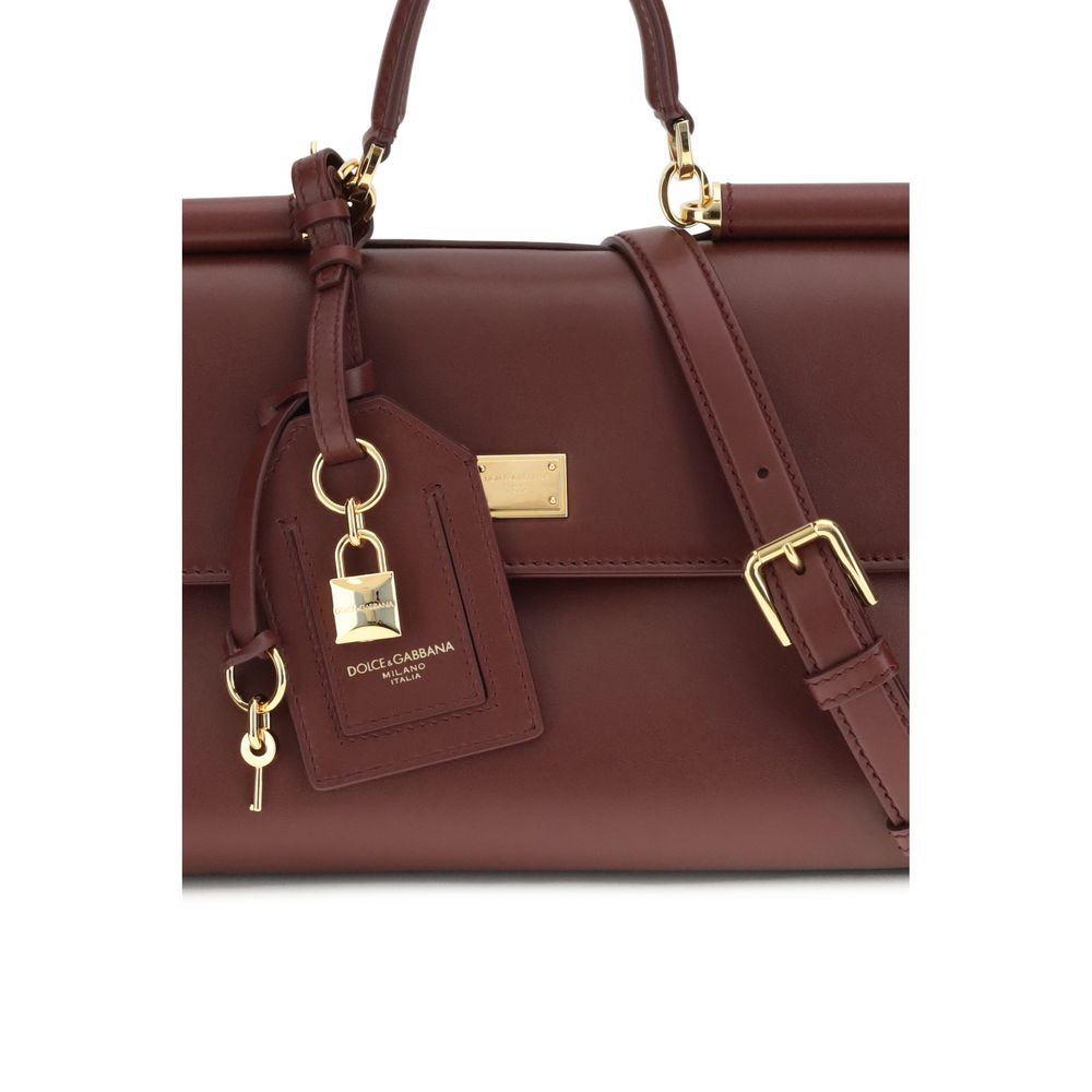 トートバッグ Dolce & Gabbana \"My Sicily\" Handbag My Sicily Medium leather tote bag in black - Dolce Gabbana