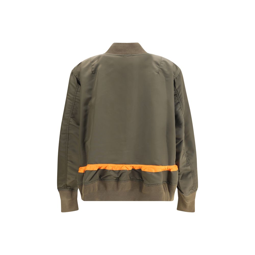 Sacai Nylon Bomber Jacket | Luxury Designer Fashion