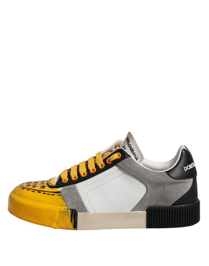 Dolce &amp; Gabbana Sample Sale Dolce &amp; Gabbana Multicolor MIAMI Low Top Sneakers Shoes - | Designer outlet