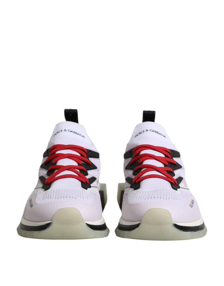 Dolce &amp; Gabbana White SORRENTO Sport Stretch Sneakers Shoes by Dolce &amp; Gabbana outlet now on sale