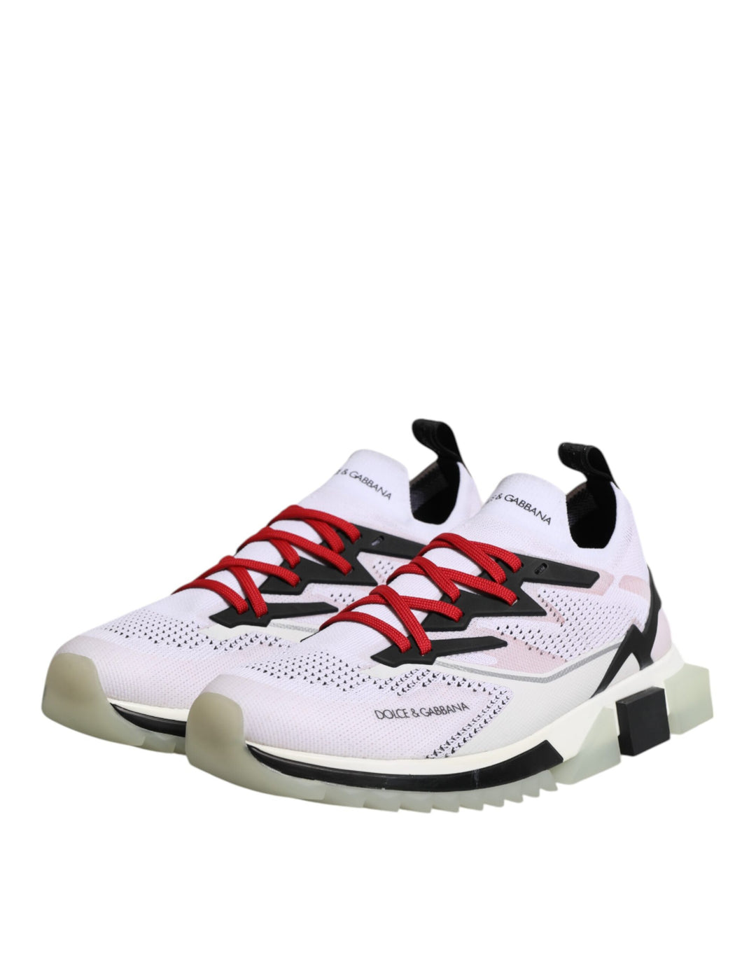 Dolce &amp; Gabbana White SORRENTO Sport Stretch Sneakers Shoes by Dolce &amp; Gabbana outlet now on sale