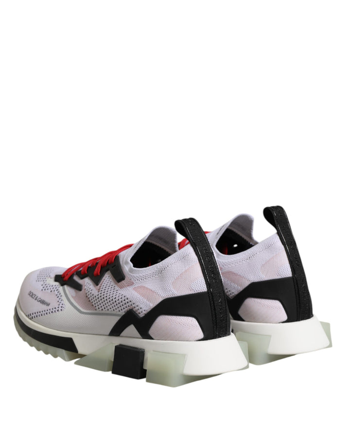 Dolce &amp; Gabbana White SORRENTO Sport Stretch Sneakers Shoes by Dolce &amp; Gabbana outlet now on sale