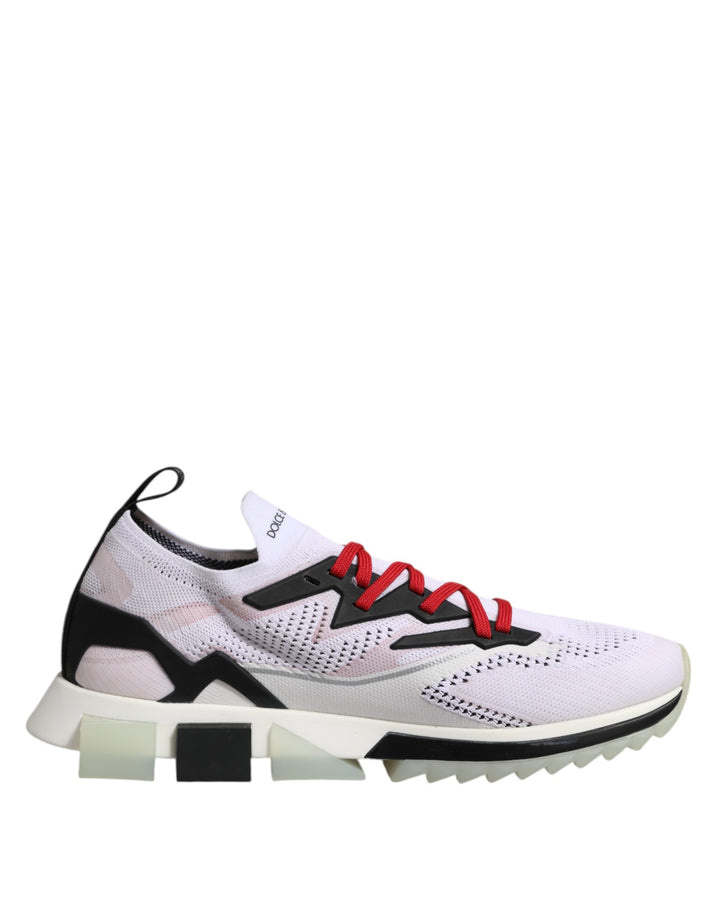 Dolce &amp; Gabbana White SORRENTO Sport Stretch Sneakers Shoes by Dolce &amp; Gabbana outlet now on sale