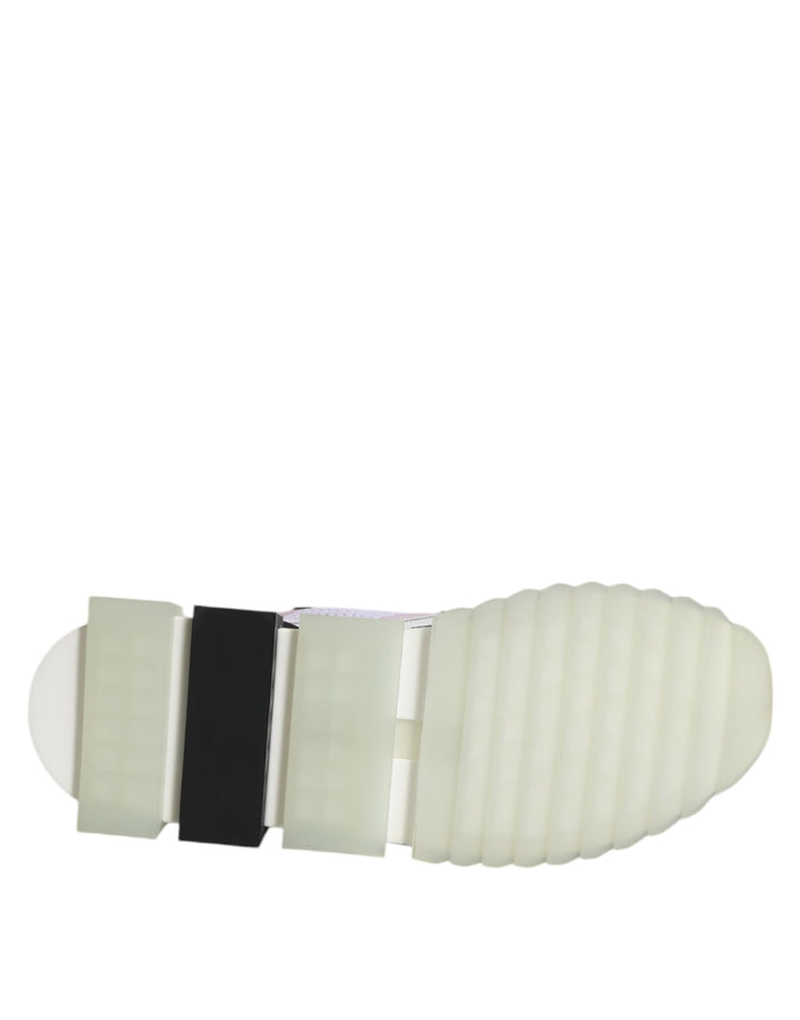 Dolce &amp; Gabbana White SORRENTO Sport Stretch Sneakers Shoes by Dolce &amp; Gabbana outlet now on sale
