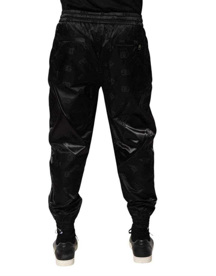 Dolce &amp; Gabbana Black Logo DG Print Men Jogger Sweatpants Pants by Dolce &amp; Gabbana outlet now on sale