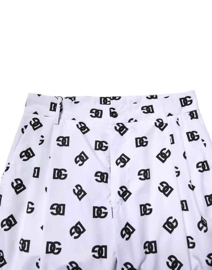 Dolce &amp; Gabbana White Logo Cotton Skinny Denim Trouser Pants by Dolce &amp; Gabbana outlet now on sale