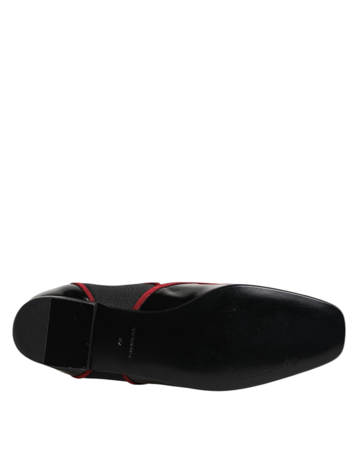 Dolce &amp; Gabbana Black Jackie Buttoned Chelsea Boots Shoes by Dolce &amp; Gabbana outlet now on sale