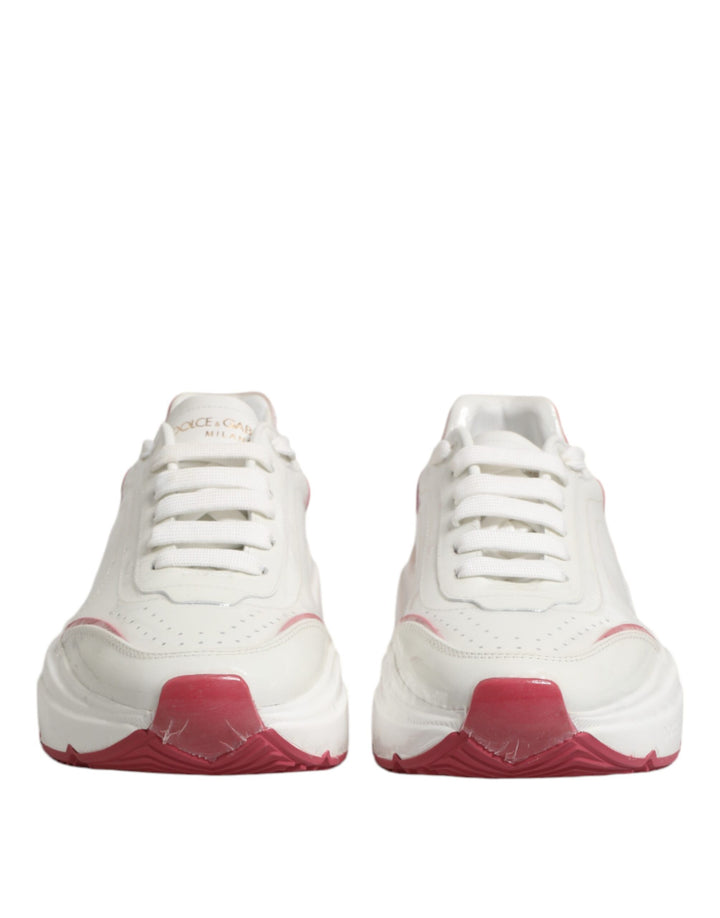 Dolce &amp; Gabbana Sample Sale Dolce &amp; Gabbana White Pink Daymaster Low Top Sneakers Shoes - | Designer outlet