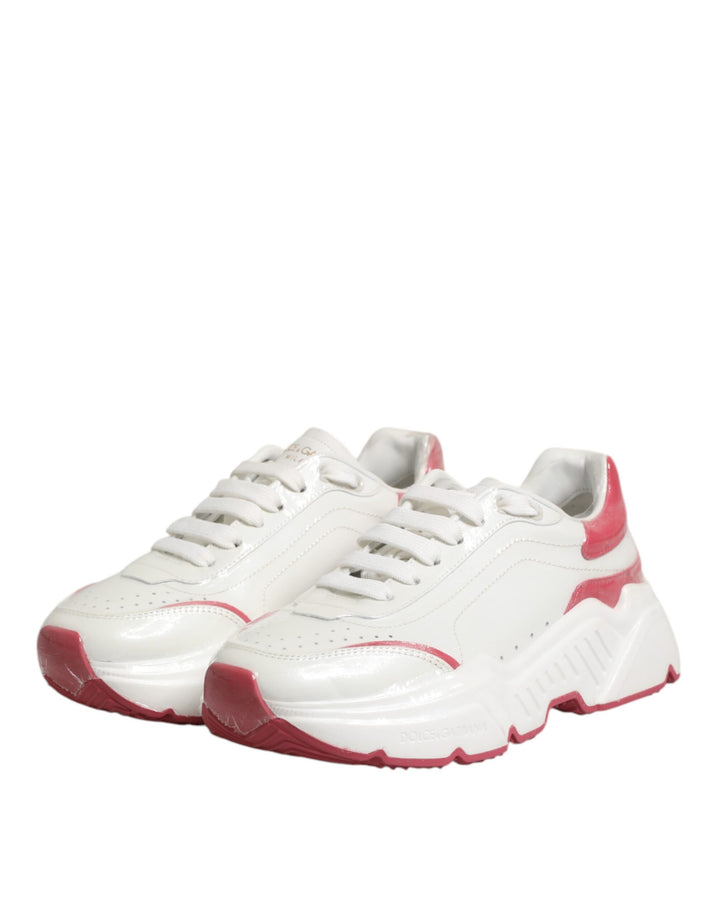Dolce &amp; Gabbana Sample Sale Dolce &amp; Gabbana White Pink Daymaster Low Top Sneakers Shoes - | Designer outlet