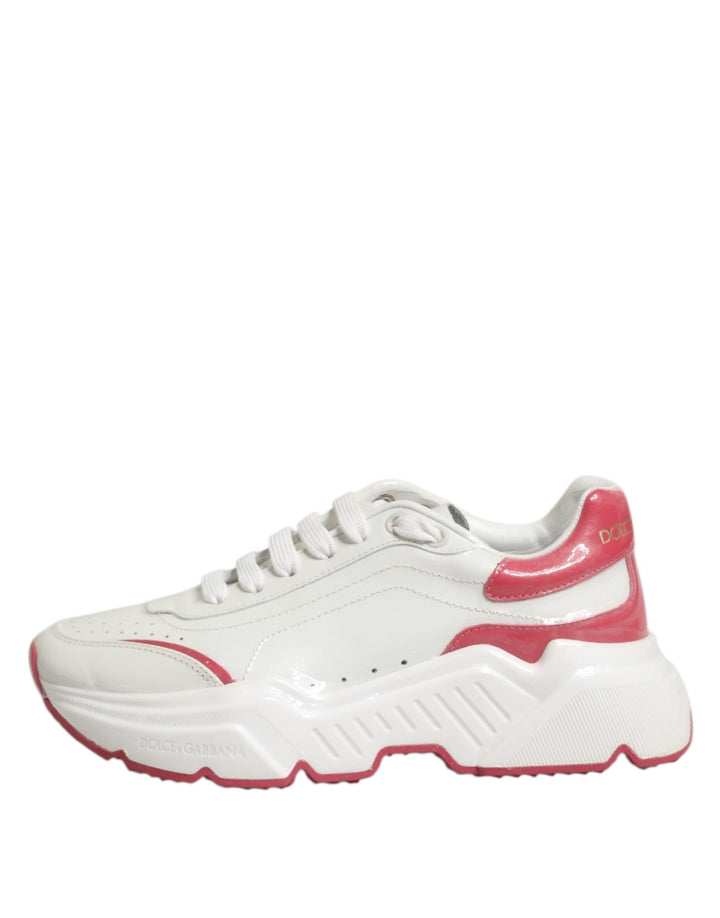 Dolce &amp; Gabbana Sample Sale Dolce &amp; Gabbana White Pink Daymaster Low Top Sneakers Shoes - | Designer outlet