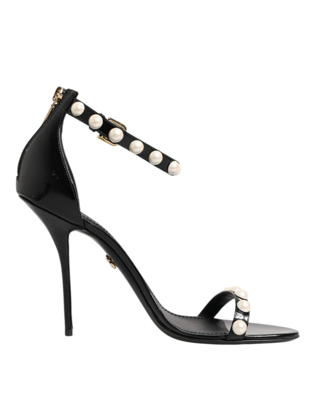 Dolce &amp; Gabbana Sample Sale Dolce &amp; Gabbana Black KEIRA Pearl Embellished Sandals Shoes - | Designer outlet
