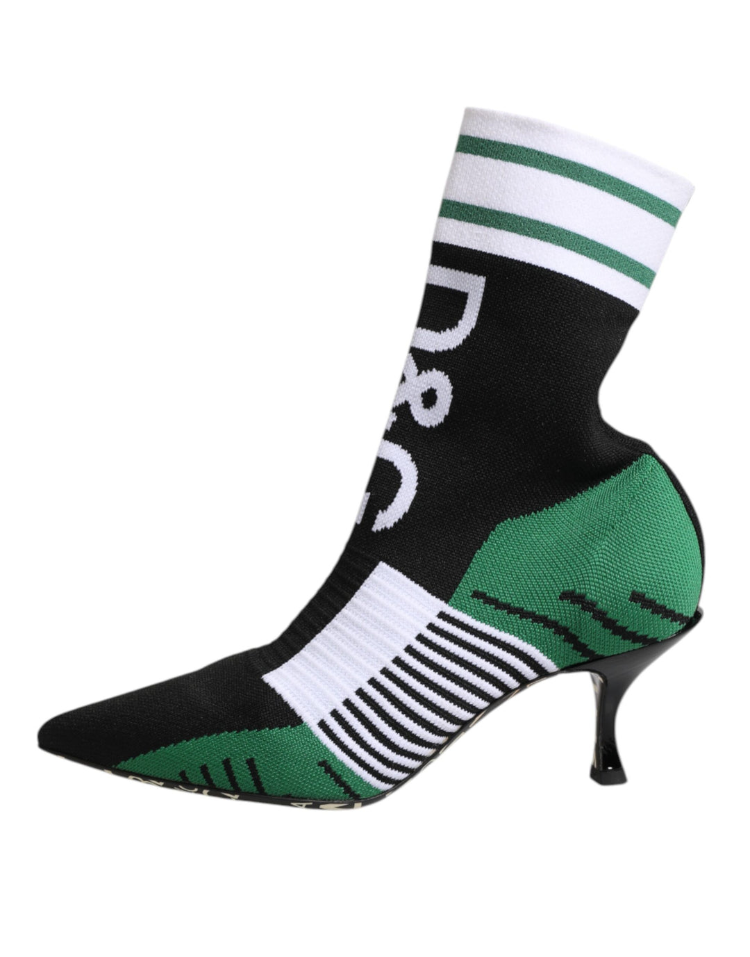 Dolce &amp; Gabbana Green Stretch Sock Style Ankle Boots Shoes by Dolce &amp; Gabbana outlet now on sale
