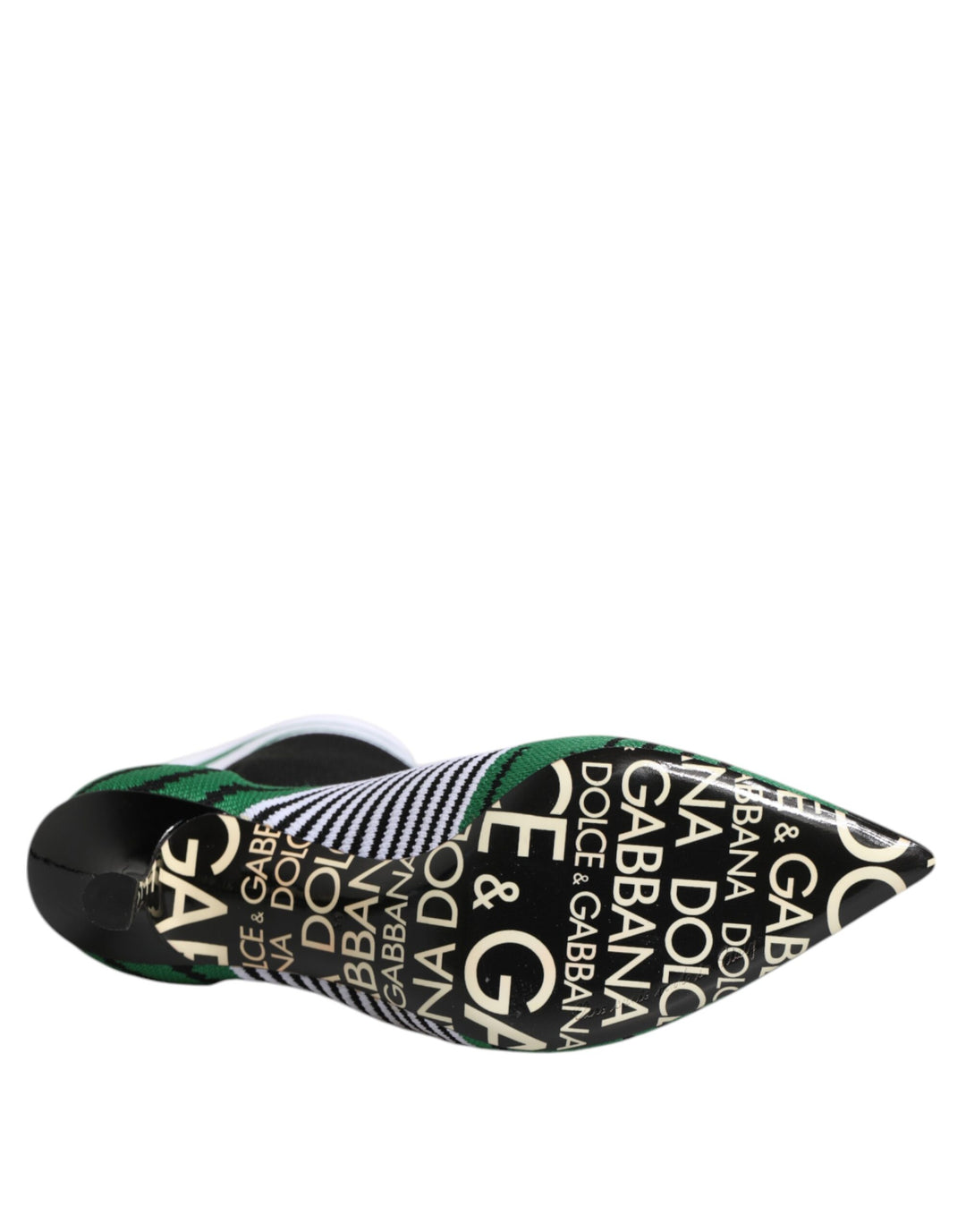 Dolce &amp; Gabbana Green Stretch Sock Style Ankle Boots Shoes by Dolce &amp; Gabbana outlet now on sale