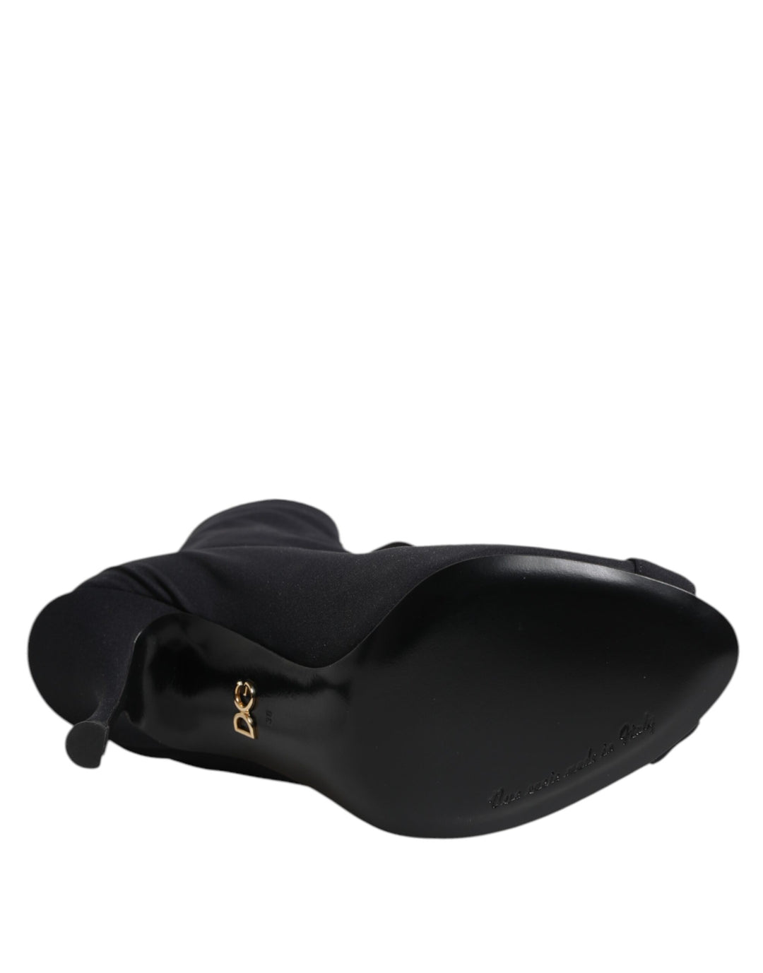 Dolce &amp; Gabbana Sample Sale Dolce &amp; Gabbana Black Stiletto Heels Lace Up Boots Shoes - | Designer outlet