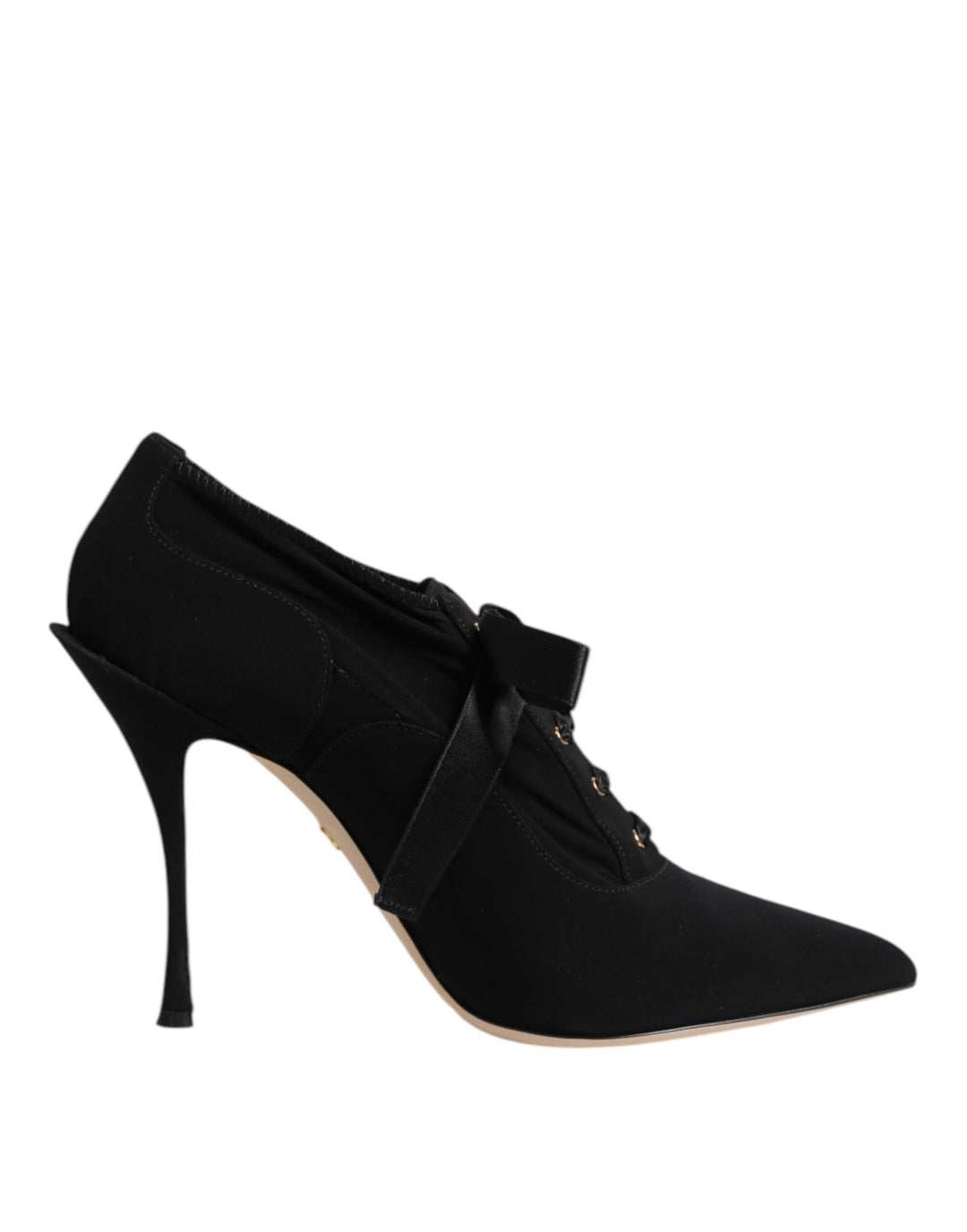 Dolce &amp; Gabbana Sample Sale Dolce &amp; Gabbana Black Lace Up Stiletto Heels Pumps Shoes - | Designer outlet