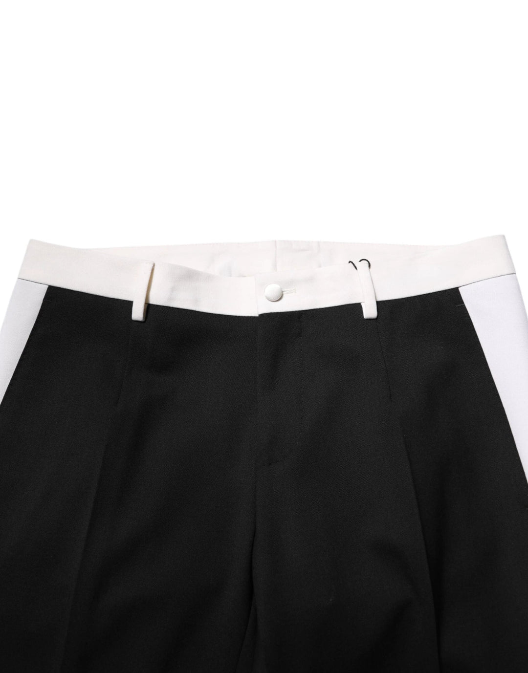 Dolce &amp; Gabbana Sample Sale Dolce &amp; Gabbana Black White Stripe Wool Men Trouser Pants - | Designer outlet