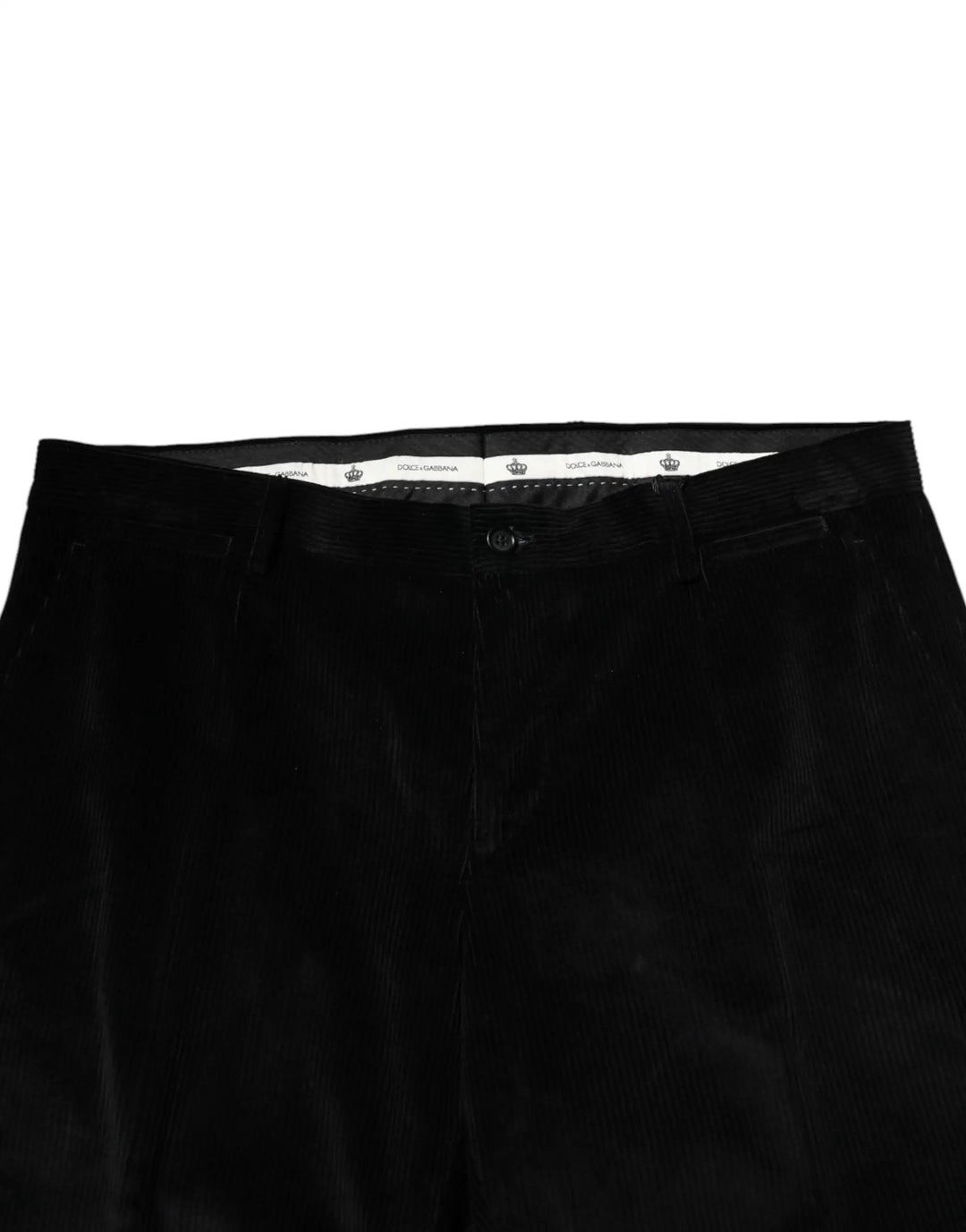 Dolce &amp; Gabbana Sample Sale | Dolce &amp; Gabbana Black Cotton Men Dress Formal Trouser Pants - | Designer outlet