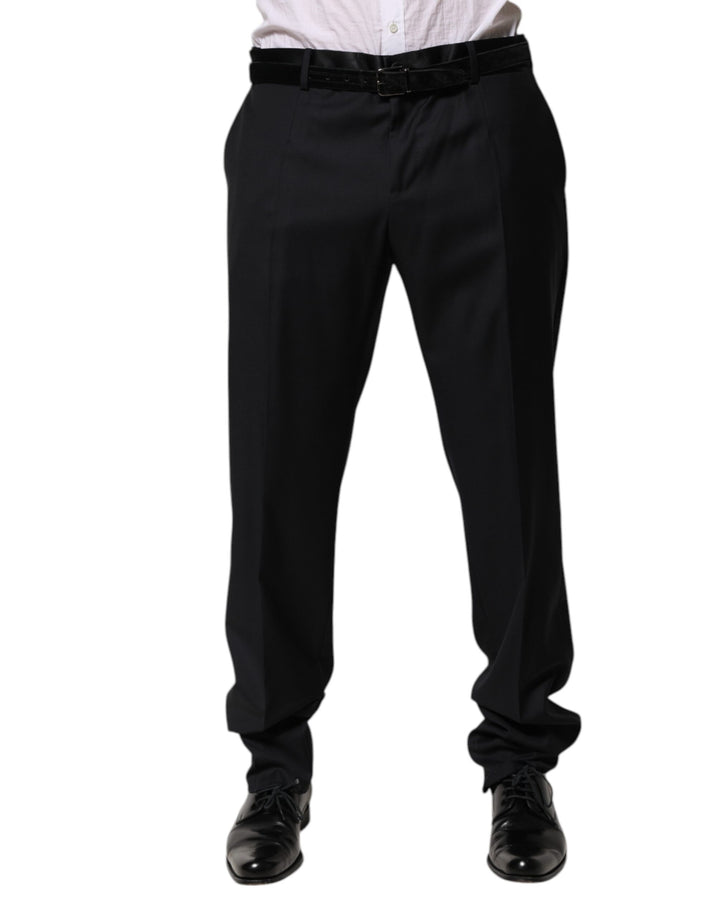 Dolce &amp; Gabbana Sample Sale Dolce &amp; Gabbana Black Wool Men Formal Dress Trouser Pants - | Designer outlet