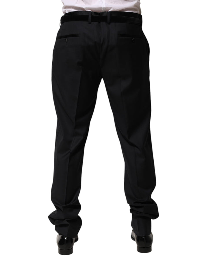 Dolce &amp; Gabbana Sample Sale Dolce &amp; Gabbana Black Wool Men Formal Dress Trouser Pants - | Designer outlet