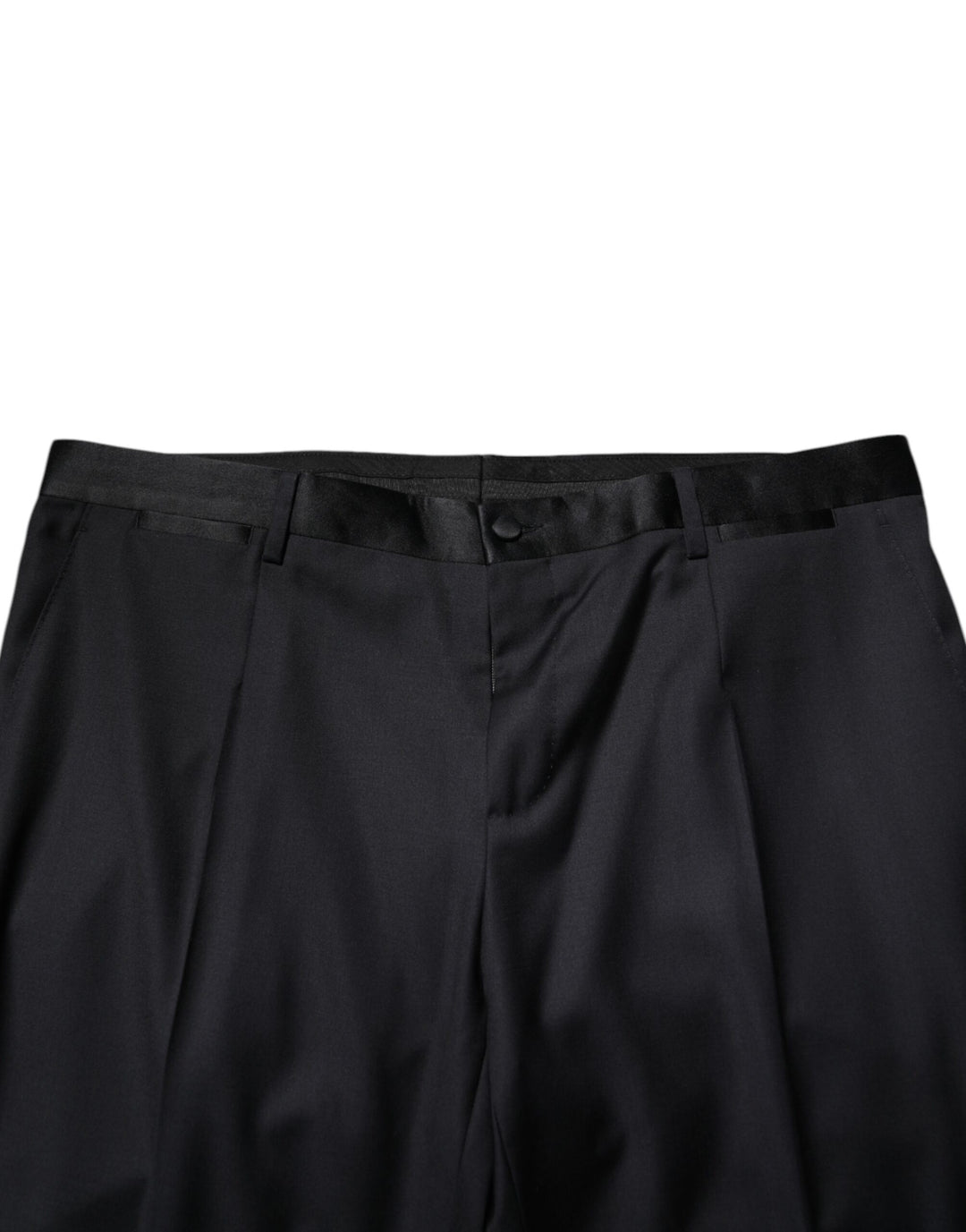 Dolce &amp; Gabbana Sample Sale Dolce &amp; Gabbana Black Wool Men Formal Dress Trouser Pants - | Designer outlet