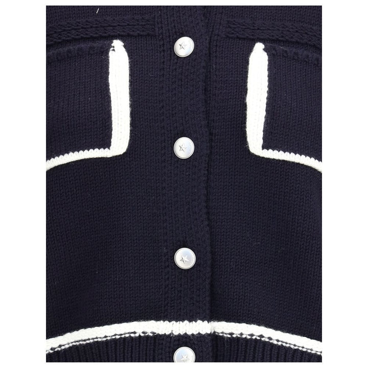 PINKO Cardigan with contrasting profiles