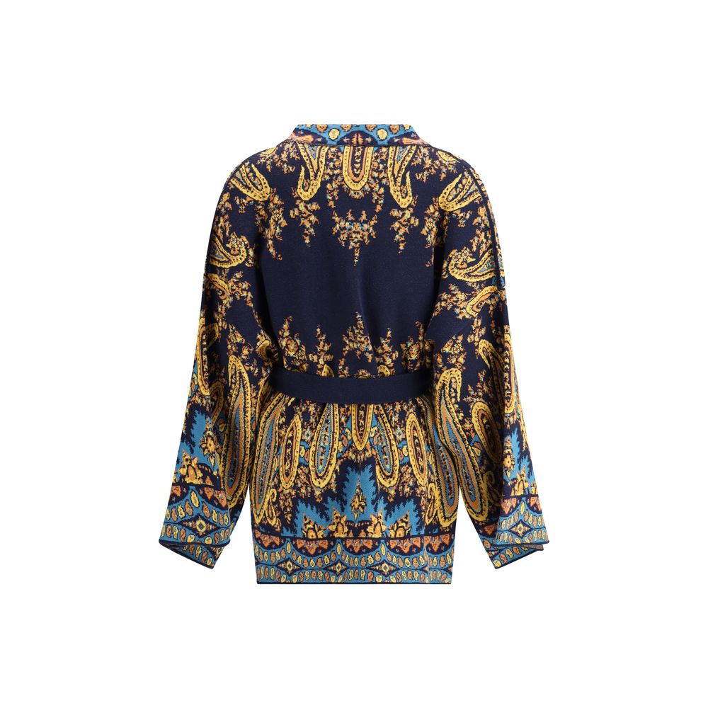 Etro Multicolor Cotton Cardigan by Etro outlet now on sale