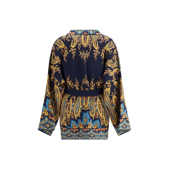 Etro Multicolor Cotton Cardigan by Etro outlet now on sale