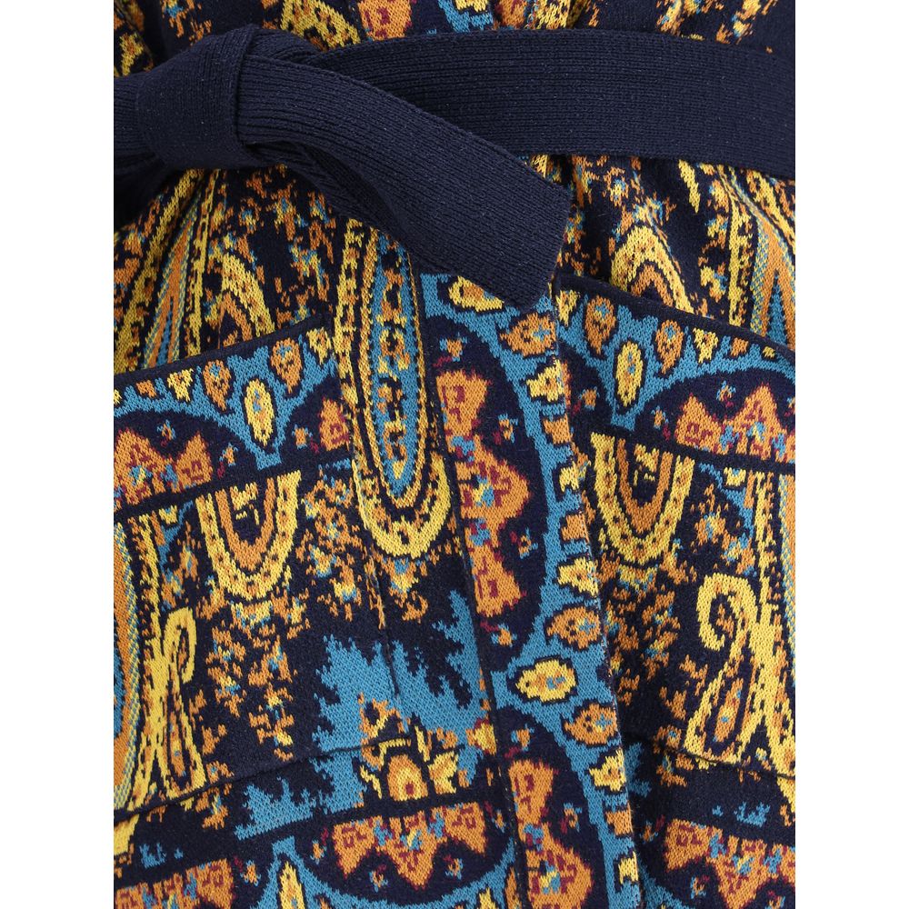 Etro Multicolor Cotton Cardigan by Etro outlet now on sale